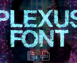 Plexus Opentype SVG Font and PNG Files