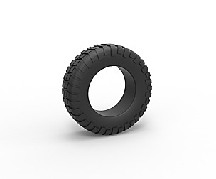 Offroad tire 31 Scale 1:25