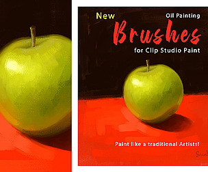2022 Oil Painting Brushes for Clip Studio