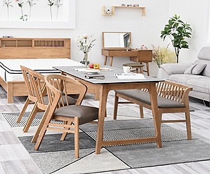 Circle Italy genuine ceramic dining table set