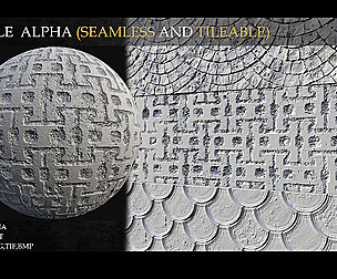 50 TILE ALPHA (SEAMLESS AND TILEABLE)-VOL 2