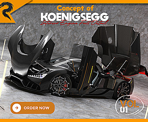 super car concept koenigsegg engine & interior