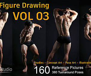 Male Figure Drawing - Vol 03 - Reference Pictures