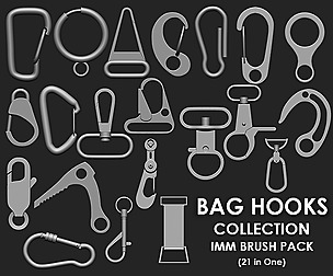 Bag Hooks Collection IMM Bruch Pack 21 in one