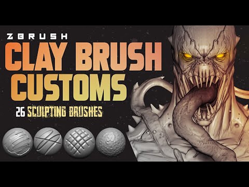 Clay Brush Customs ZBrush Clay Brushes
