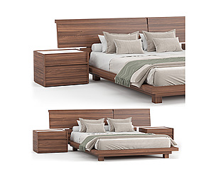 Rove Concepts Hunter Bed + Hunter Nightstand