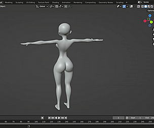 Female Base Mesh