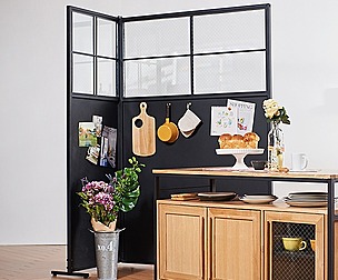 Tinwood Glass Iron Partition 1200