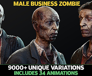 Zombie - Business Suit [UE4] [UE5]