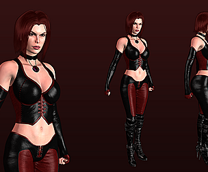 Rayne (new, TR design) 1.0. .XPS. 3 costumes pack.