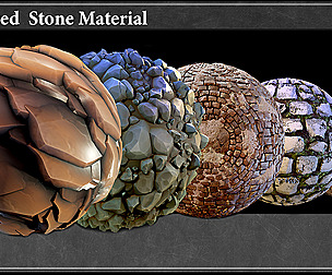 5 Stylized Stone Material