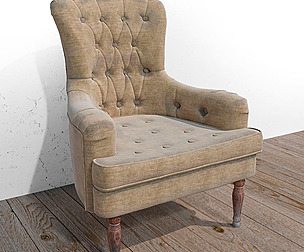 An old armchair