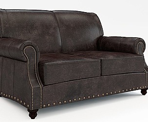 Landry leather sofa