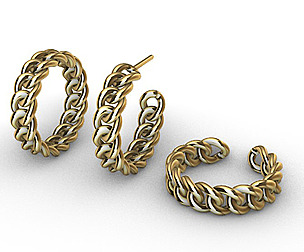 Cuban Link Ring 6mm wide