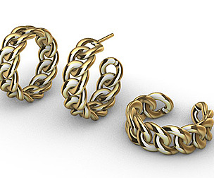 Cuban Link Ring 8mm wide