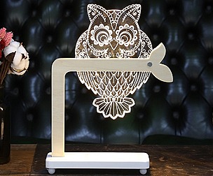 LED Acrylic Mood Light_Owl