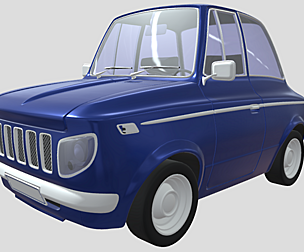blue Car