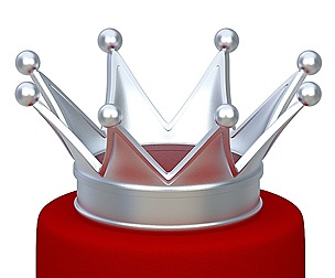 Royal coronation Silver crown