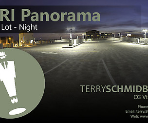 HDRI Panorama - Parking Lot Night