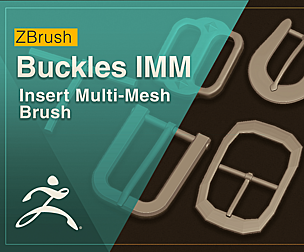 IMM Buckles for ZBrush