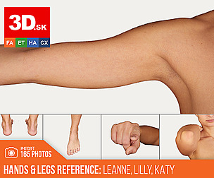 Hands & Legs Reference|Females|Leanne, Lilly, Katy