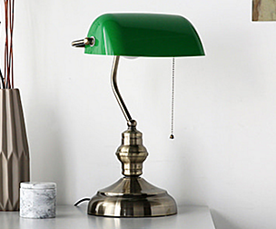 Morgan Bankers Table Lamp