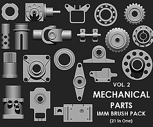 Mechanical Parts IMM Brush Pack (21 in One) Vol. 2