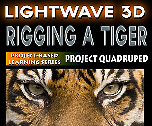 LightWave 3D- Rigging a Tiger- Project Quadruped