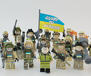 Zelenskyy Ukrainian President with UA Force squad