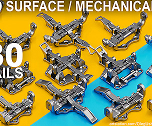 Sci-Fi Hard Surface KITBASH 430 DETAILS