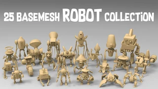 25 basemesh robot collection cover