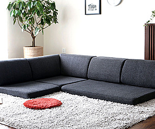 lily fabric sofa