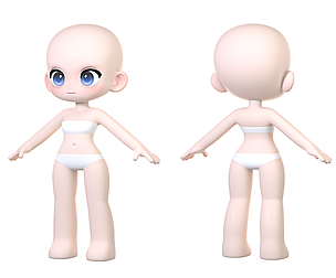 Chloe : Chibi basemesh