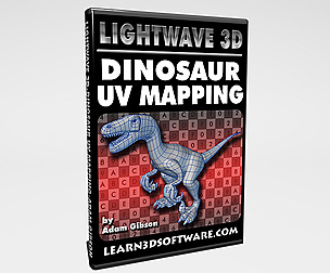 LightWave 9- Dinosaur UV Mapping