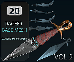 20 DAGGER BASE MESH-VOL02