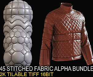 45 stitched fabric alpha brush bundle vol6