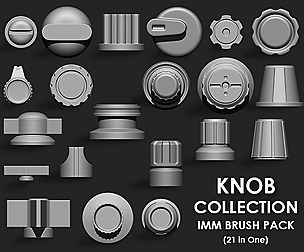Knob Collection IMM Brush Pack (21 in One)