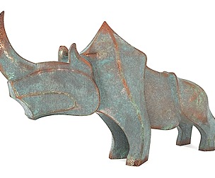 Rhino figurine