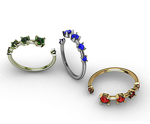 Diamond Hug Ring 5 sizes