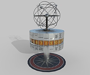 World Clock Berlin Alexander Platz