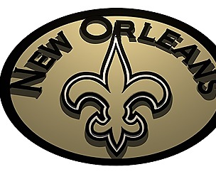Saints oval New Orleans