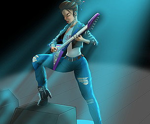 Rocker girl