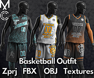Basketball No.1 : Marvelous Designer + Clo3d