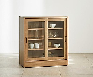 onion Gingerbread Kitchen Glass Cabinet