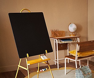 Metal black board