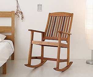KEMIE Solid Wood Rocking Chair XL18159