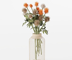 Roland Pom Pom Chrysanthemum Flower