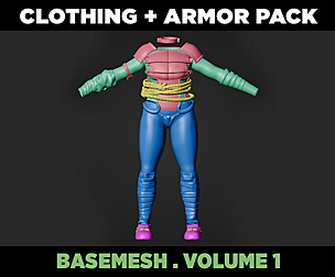 Clothing + Armor Pack Volume 1