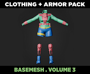 Clothing + Armor Pack Volume 3