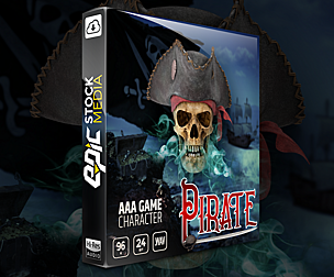 AAA Game Character Pirate